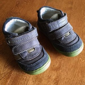 Primigi green/navy leather shoes toddler EU19